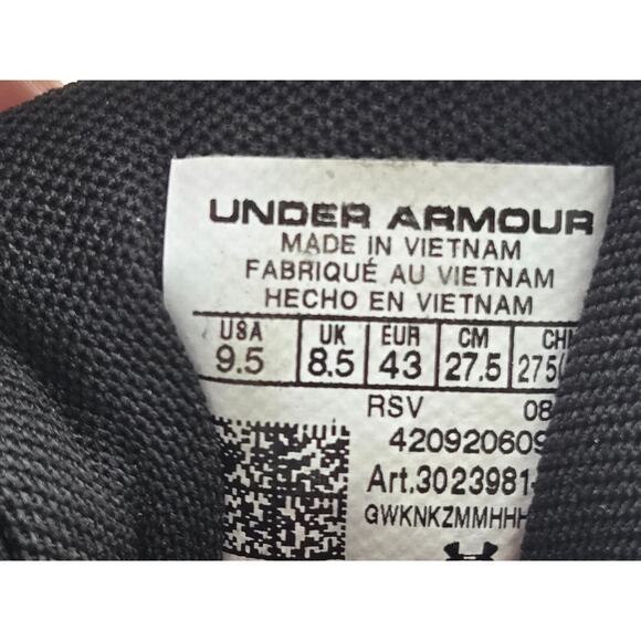 Under Armour Charged Assert 8 Camo Running Shoes Size 9.5 - Picture 8 of 8